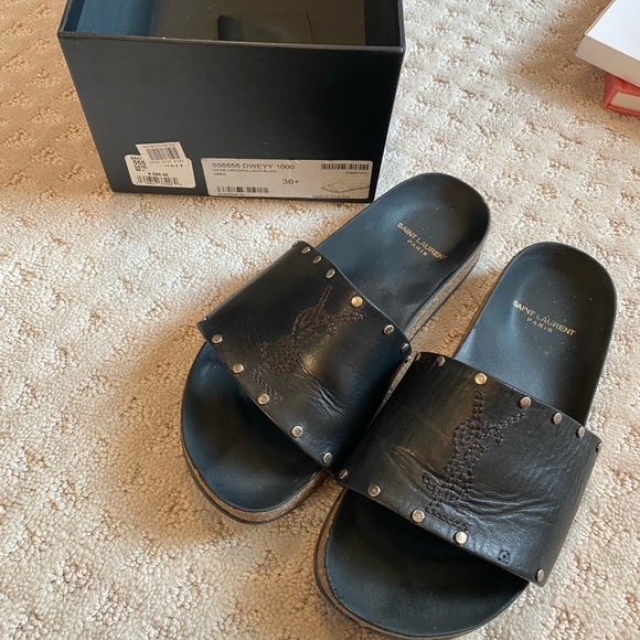 Saint Laurent slides! make an offer! - Picture 1 of 4